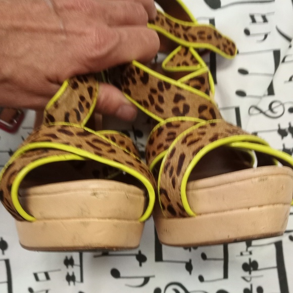 **SOLD**Jessica Simpson Leopard High Heeled Shoes - Picture 6 of 8